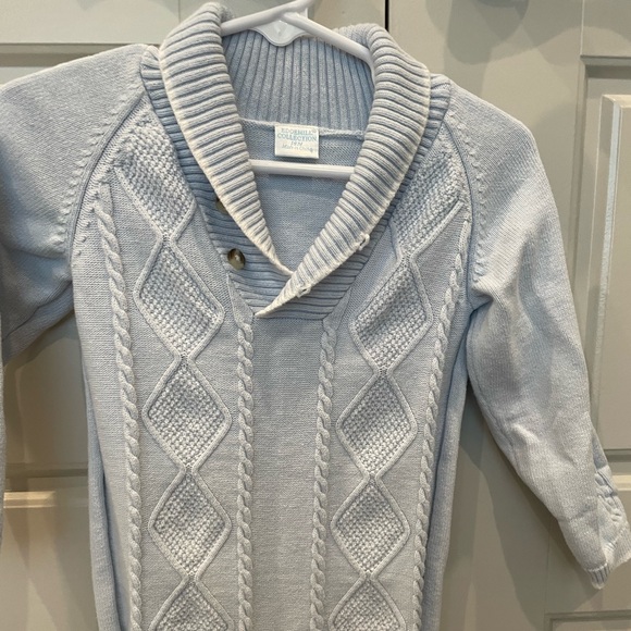 Blue Sweater One Piece - Picture 5 of 5